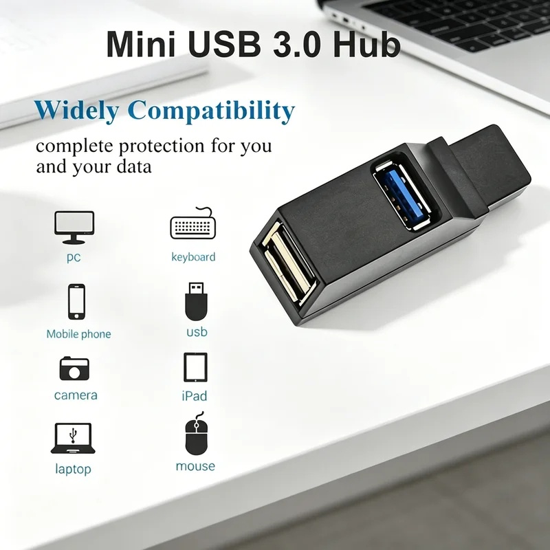 Desk Setup Usb Hub - Hub USB 3.0 2.0 z obrotowymi