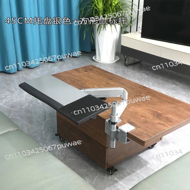 L Shaped Desk Setup - Obrotowy, wysuwany, mechaniczny uchwyt podnoszony do