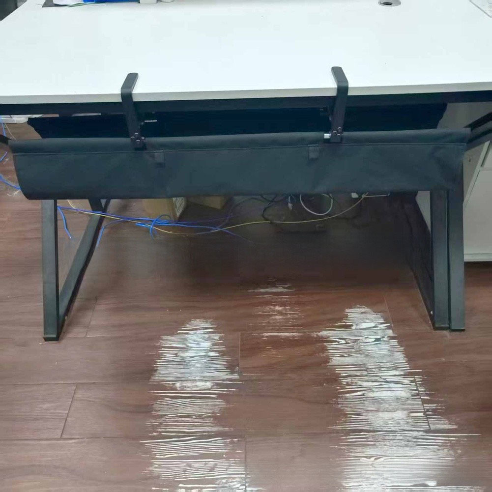 Desk Setup Layout - Organizer kabli pod biurko do biurek