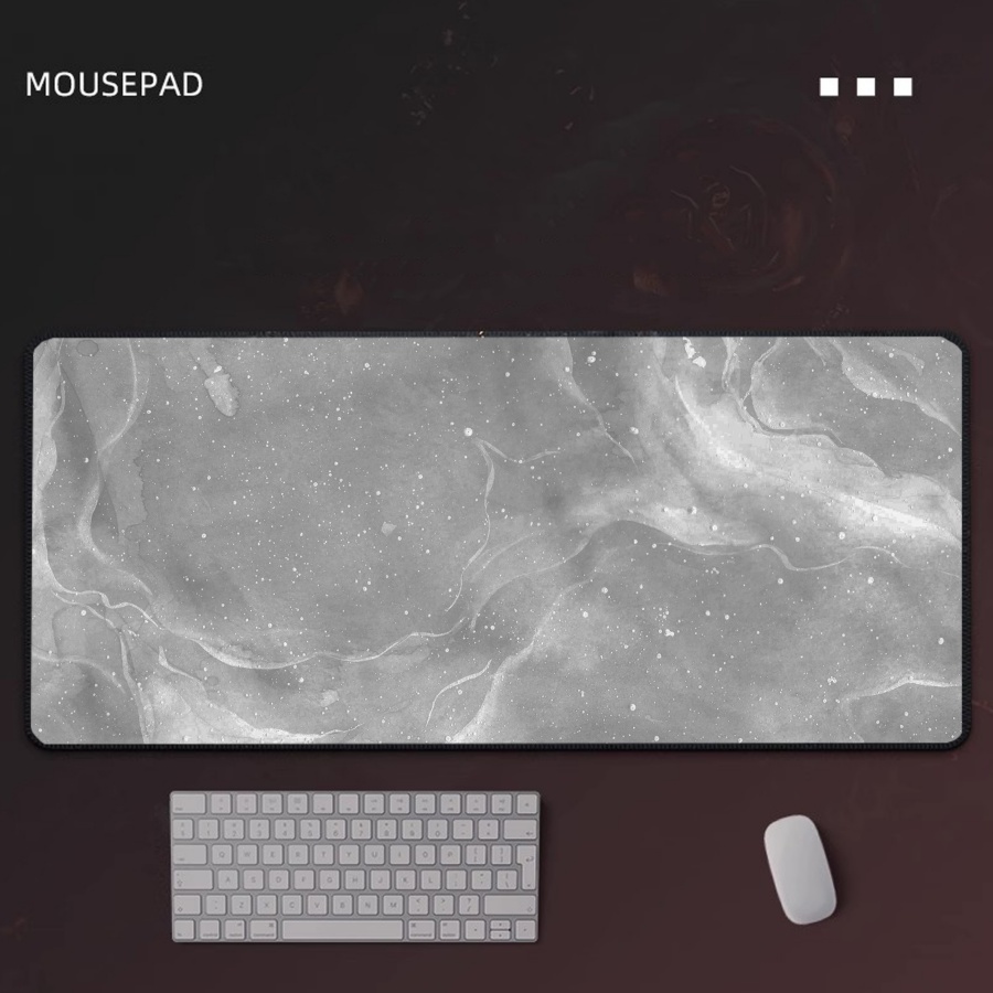 Desk Setup Grey - Podkładka pod mysz do gier Szary