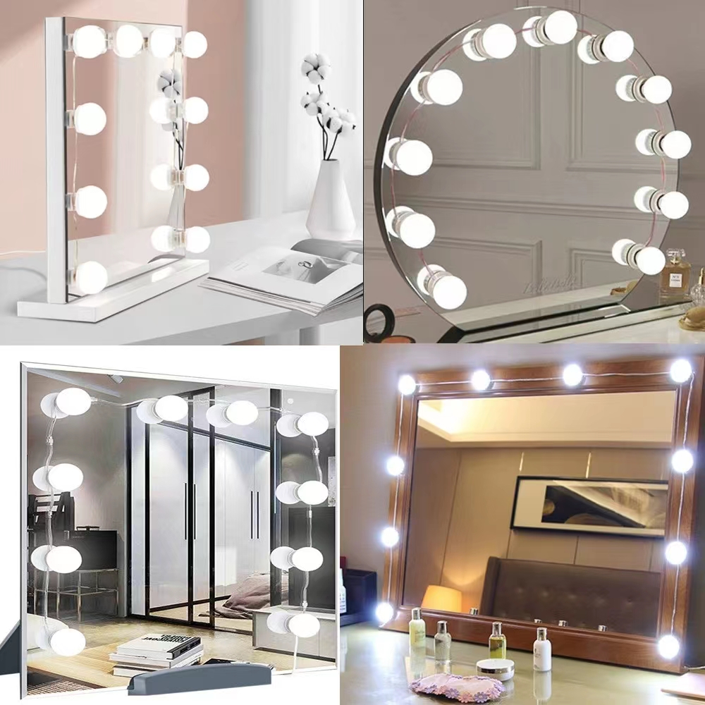 Desk Setup Lamp - LED Light Paste Mirror Makeup Light