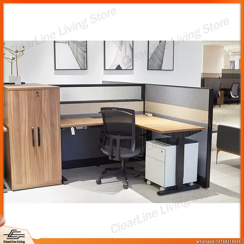 L Shaped Desk Setup - Biurko gamingowe w kształcie litery L
