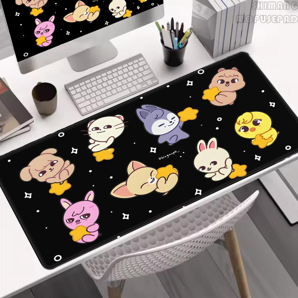 Desk Setup Kpop - Duża podkładka pod mysz do gier