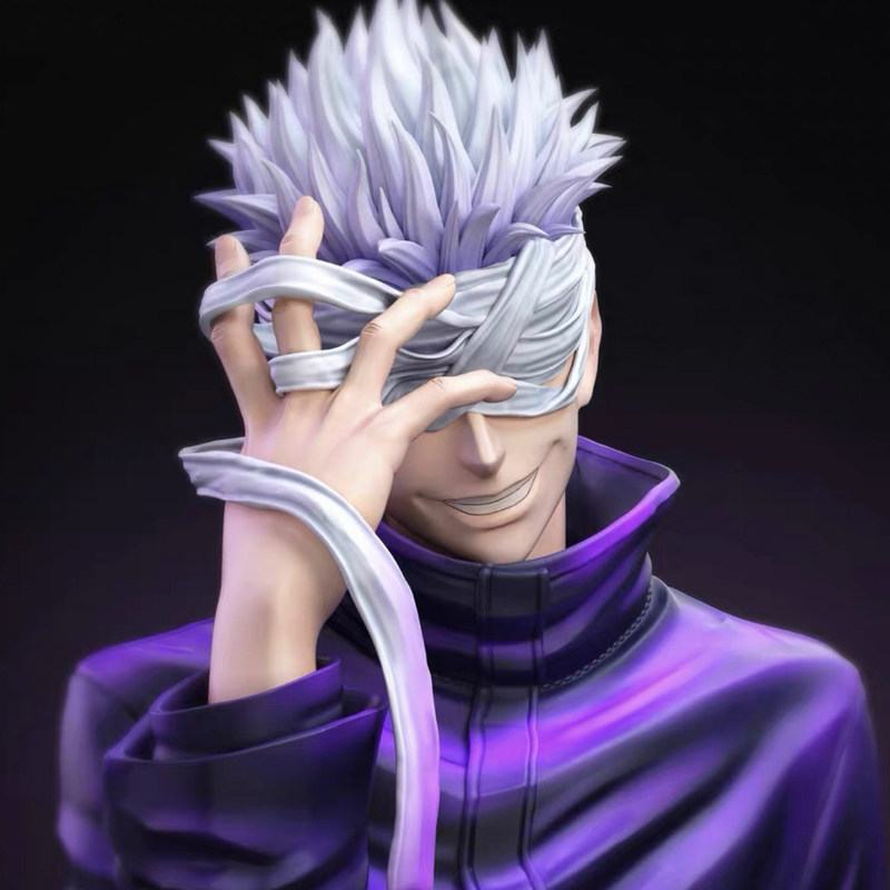 Desk Setup Pc - Figurka anime Jujutsu Kaisen Satoru Gojo