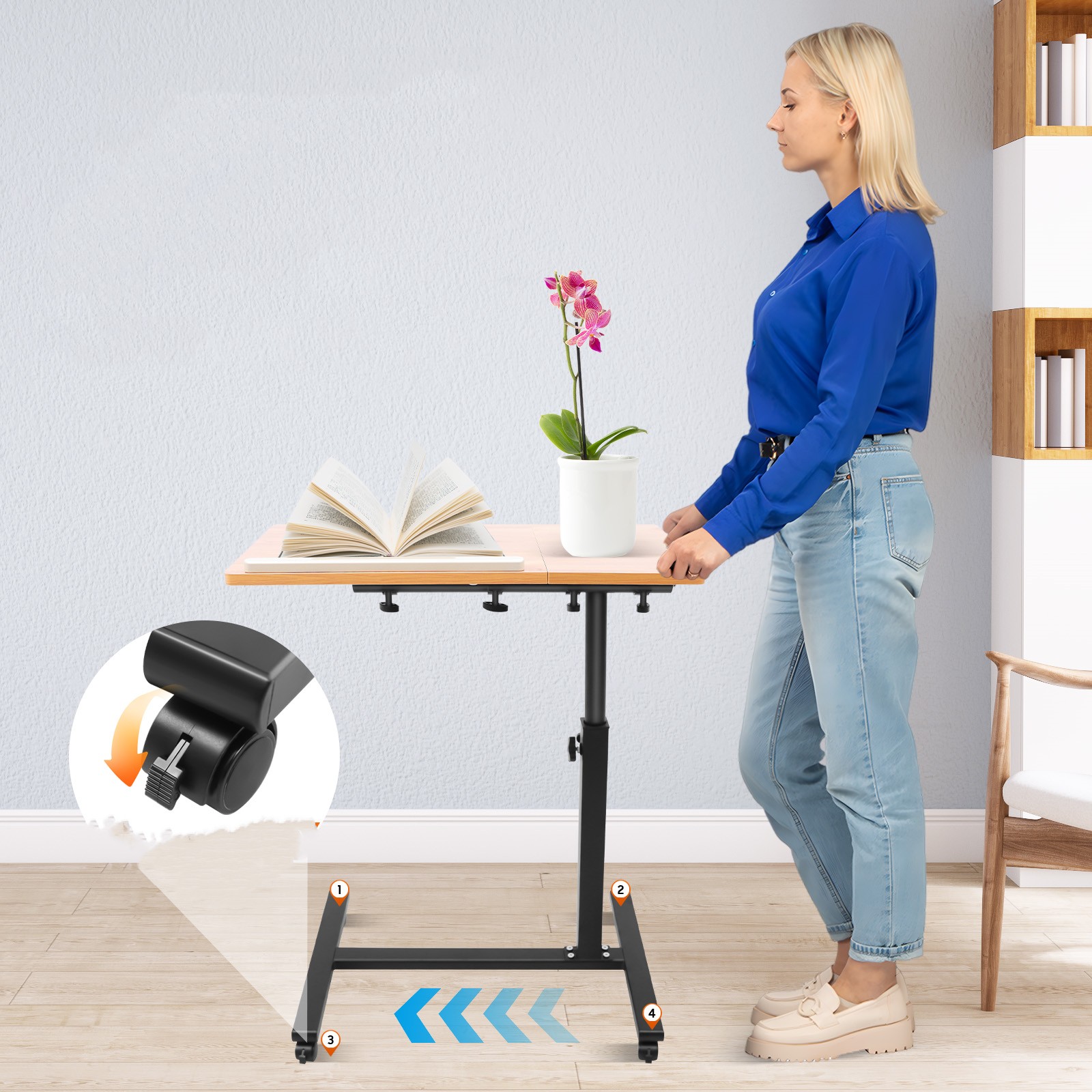 Regulowany stolik na laptopa,  – Desk Setup Pc recenzja i cena