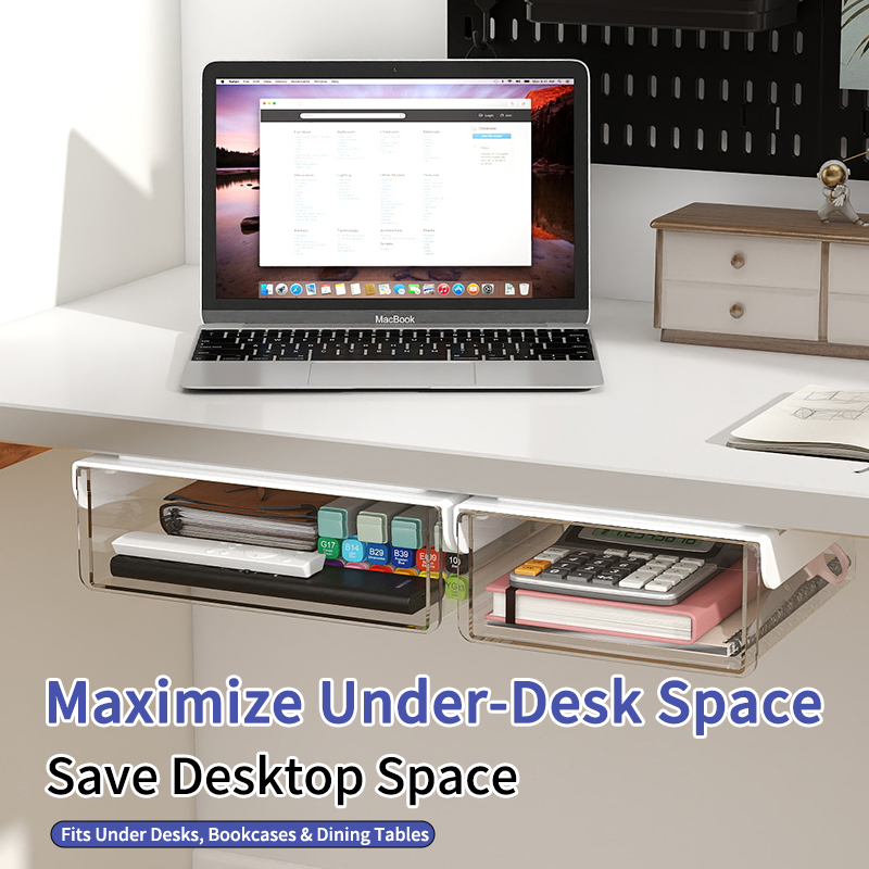 Ukryty system szuflad pod biur – Desk Setup For Studying recenzja i cena