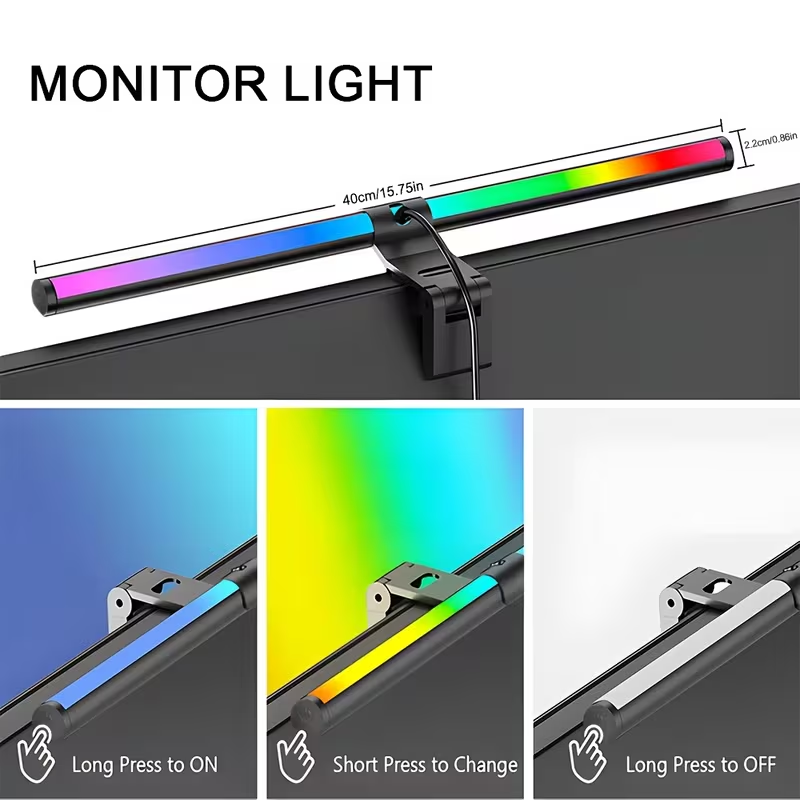 Listwa świetlna LED do monitor – Desk Setup For Studying recenzja i cena