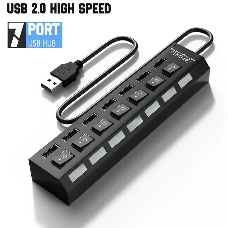 Hub USB 3.0 7 w 1, rozdzielacz – Desk Setup Usb Hub recenzja i cena