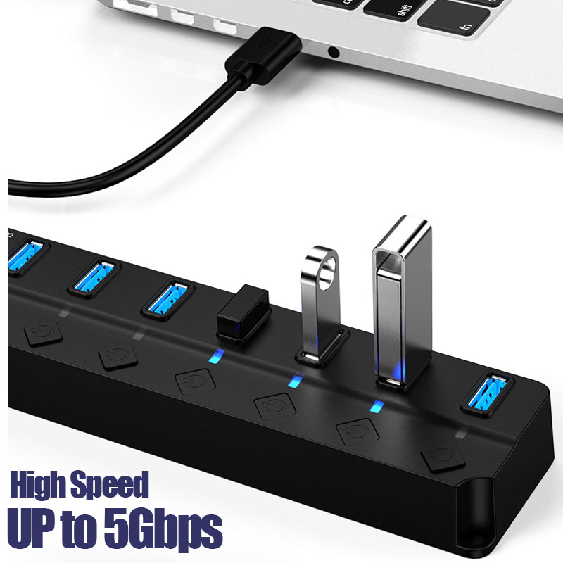 Hub USB 3.0 7 w 1, rozdzielacz – Desk Setup Usb Hub recenzja i cena