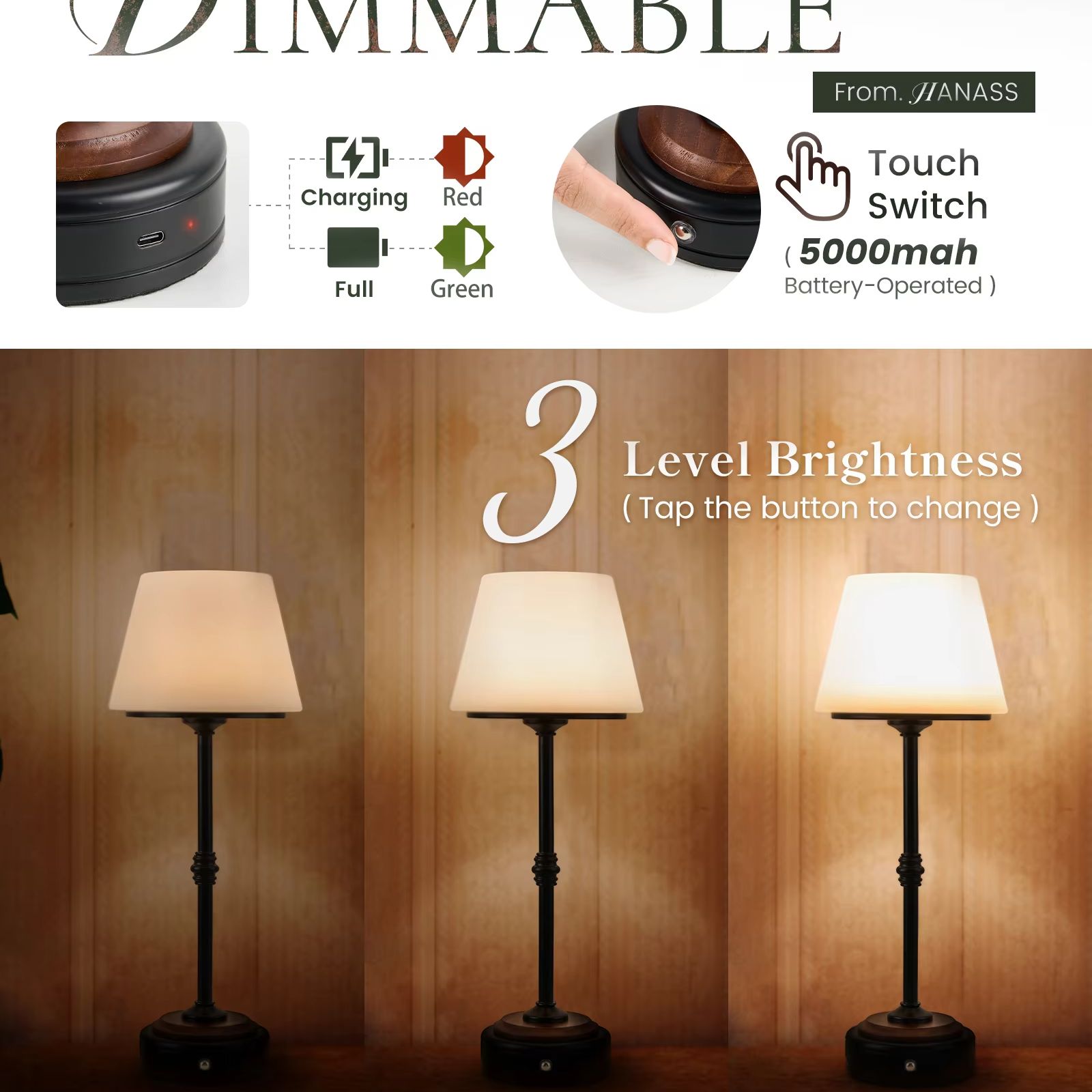 Bezprzewodowe lampki stołowe,  – Desk Setup Lamp recenzja i cena