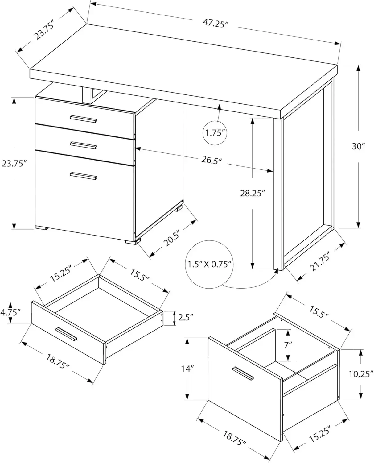 Biurko komputerowe z szafką na – L Shaped Desk Setup recenzja i cena