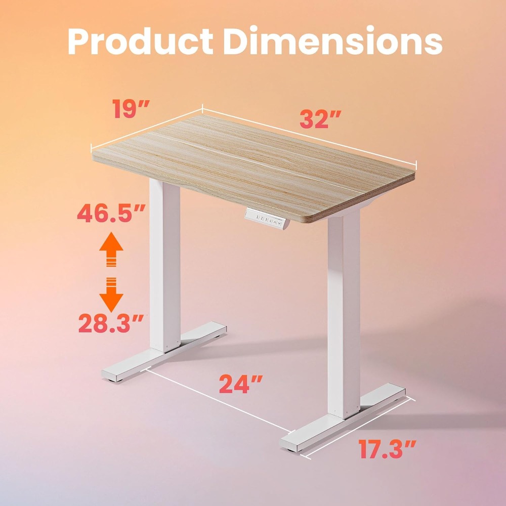Małe elektryczne biurko stojąc – L Shaped Desk Setup recenzja i cena