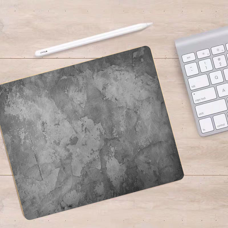 Podkładka pod mysz Szara tekst – Desk Setup Grey recenzja i cena
