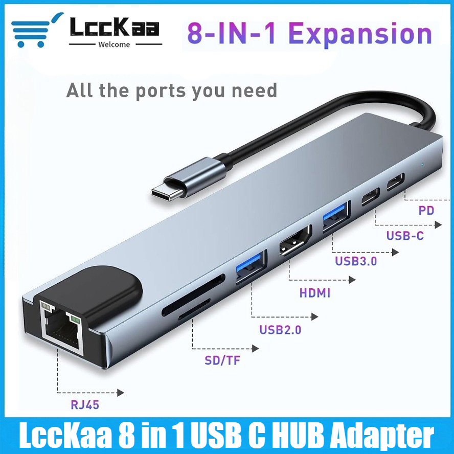 Hub USB C 8/7 w 1 Adapter/rozd – Desk Setup Usb Hub recenzja i cena