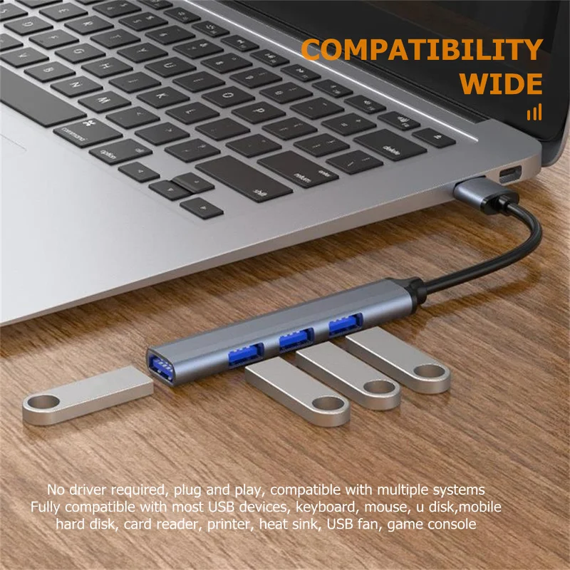 4-portowy koncentrator USB-C 3 – Desk Setup Usb Hub recenzja i cena