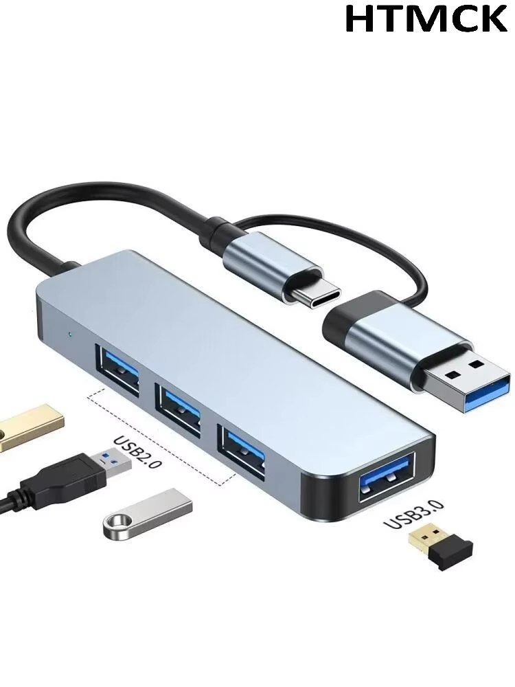 Hub USB-C 8 w 2, wieloportowa  – Desk Setup Usb Hub recenzja i cena