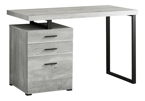 Biurko komputerowe z szafką na – Desk Setup Grey recenzja i cena
