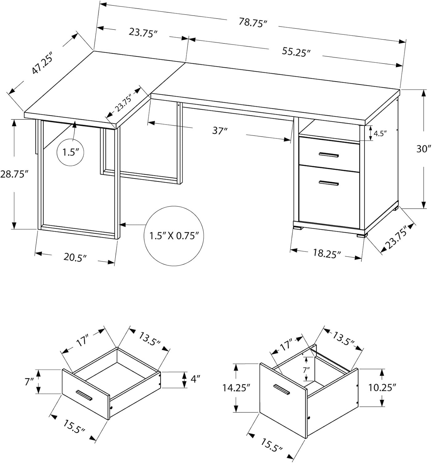 Biurko Komputerowe I 7257, Do  – L Shaped Desk Setup recenzja i cena