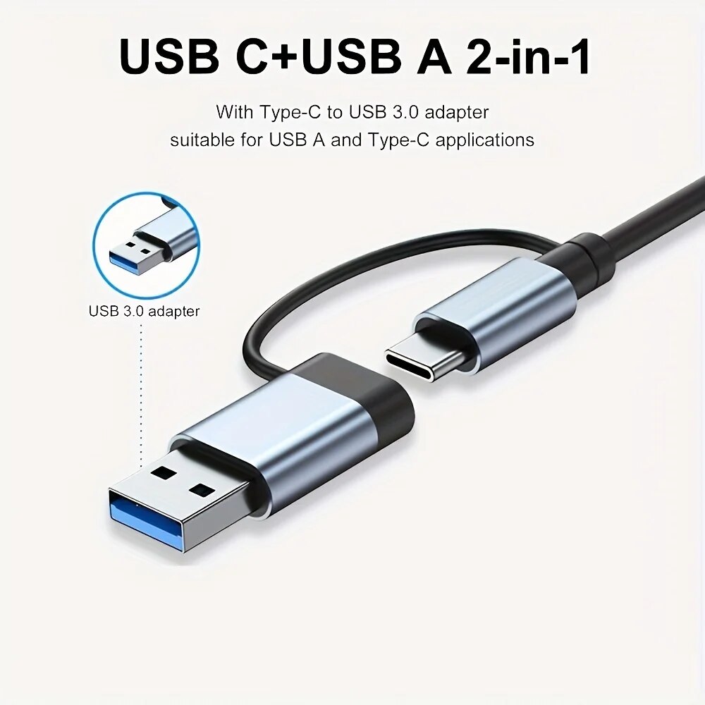 Hub USB 3.0 2 w 1, 7 portów, r – Desk Setup Usb Hub recenzja i cena