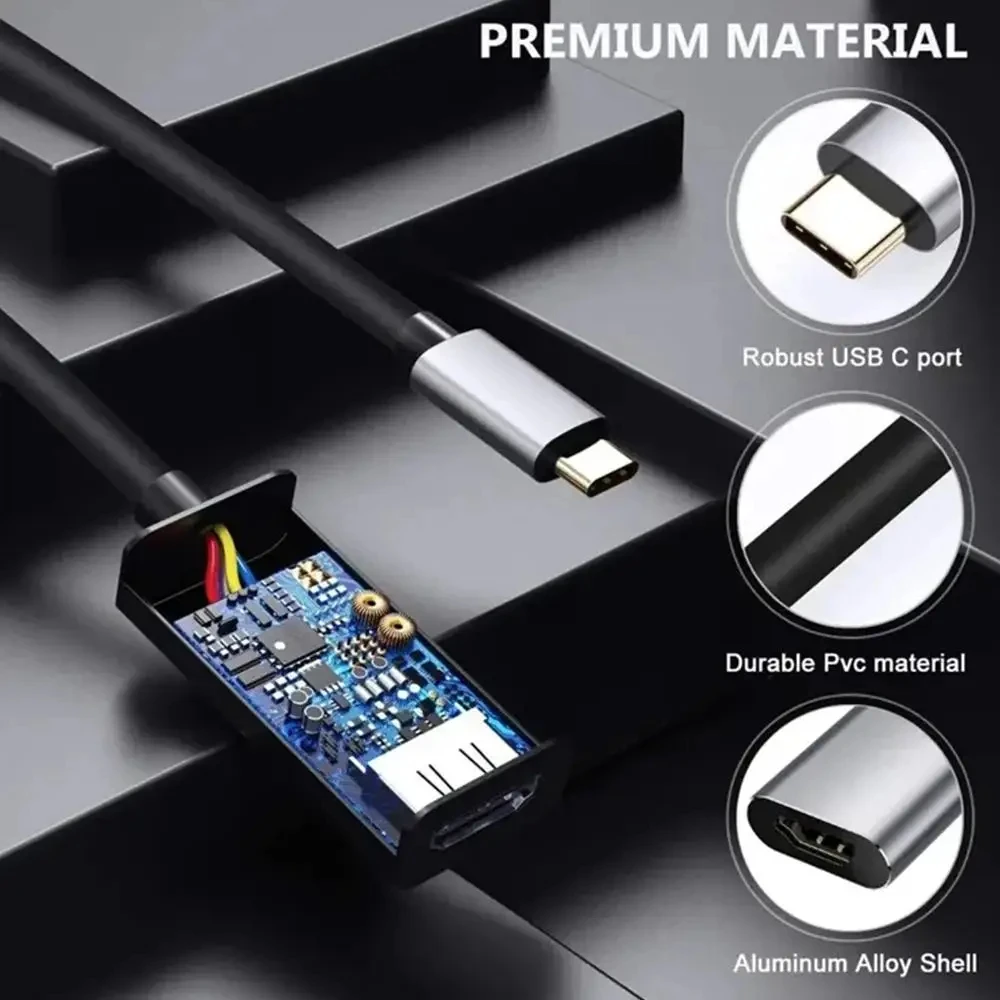 Adapter USB-C na HDMI 4K 60Hz, – Desk Setup Usb Hub recenzja i cena